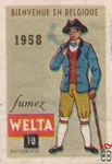 Fumez Switzerland 1958 Welta 10 Bienvenue en Belgique