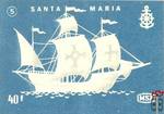 50x35 mm-A hajózás története › MSZ, 40 f › 5. Santa Maria