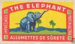 The Elephant Allumettes de surete impregnees made in Austria