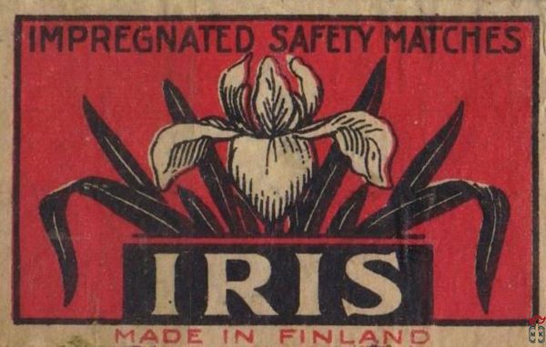 Iris Impregnated safety matches made in Finland