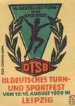 III. Deutsches Turn-Und Sportfest vom 13.-16. august 1959 in Leipzig