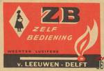v.Leeuwen-Delft ZB Zelf Bediening Weerter Lucifers