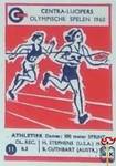 ATLHLETIEK Damme: 100 meter Sprint Ol.rec. H.Stephens (U.S.A.) 1936 R.