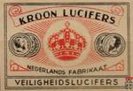 Kroon Lucifers Veiligheidslucifers Nederlands Fabrikaat