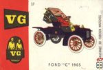 Ford "C" 1905 average 30 foreign matches VG service