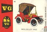 Wolseley 1905 average 30 foreign matches VG service