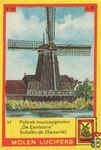 Paltrok-houtzaagmolen "De Eenhoorn" Schalkwijk (Spaarne) Mol