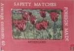 Nederland Foreign Made safety matches Average contents 40