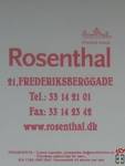 ROSENTHAL 21, Frederiksberggade Tel.: 33 14 21 01 Fax.: 33 14 23 42 ww