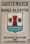 Esch/5 Alzette Grand-duche de Luxembourg Safeety match