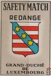 Redange Grand-duche de Luxembourg Safeety match