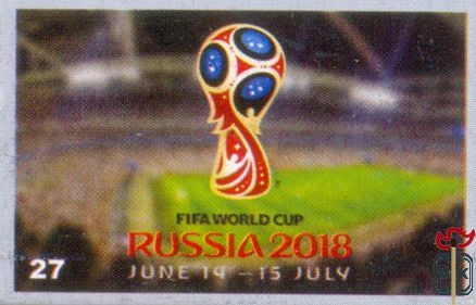 27 Russia 2018 Fifa world cup June 14-15 Juli