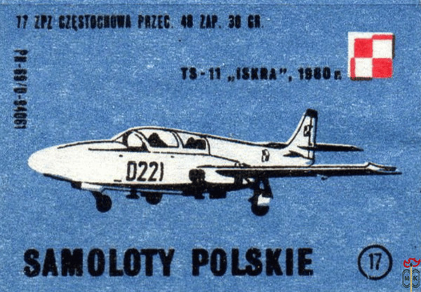 TS-11 "Iskra", 1960 г. PN-69/0-94061 77 ZPZ Czestognowa prez