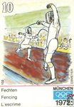 Fechten Fencing L'escrime Munchen 1972