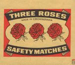 Three Roses safety matches made in Czechoslovakia