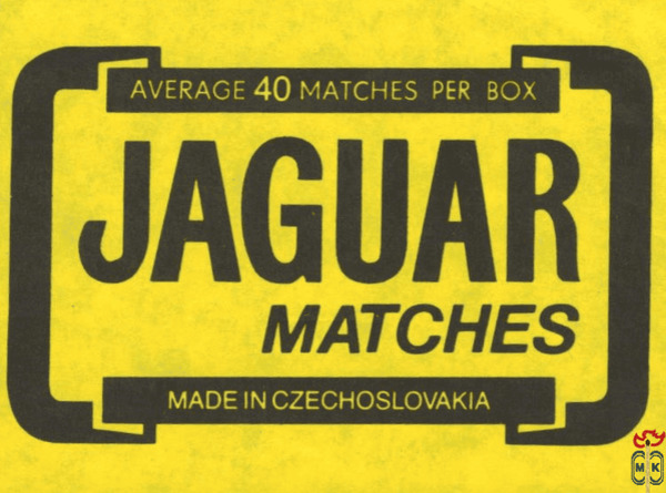 Jaguar average 40 matches per box matches made in Czechoslovakia