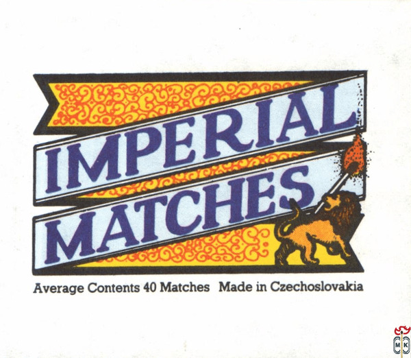 Imperial Matches Average Contents 40 Matches Made in Czechoslovakia